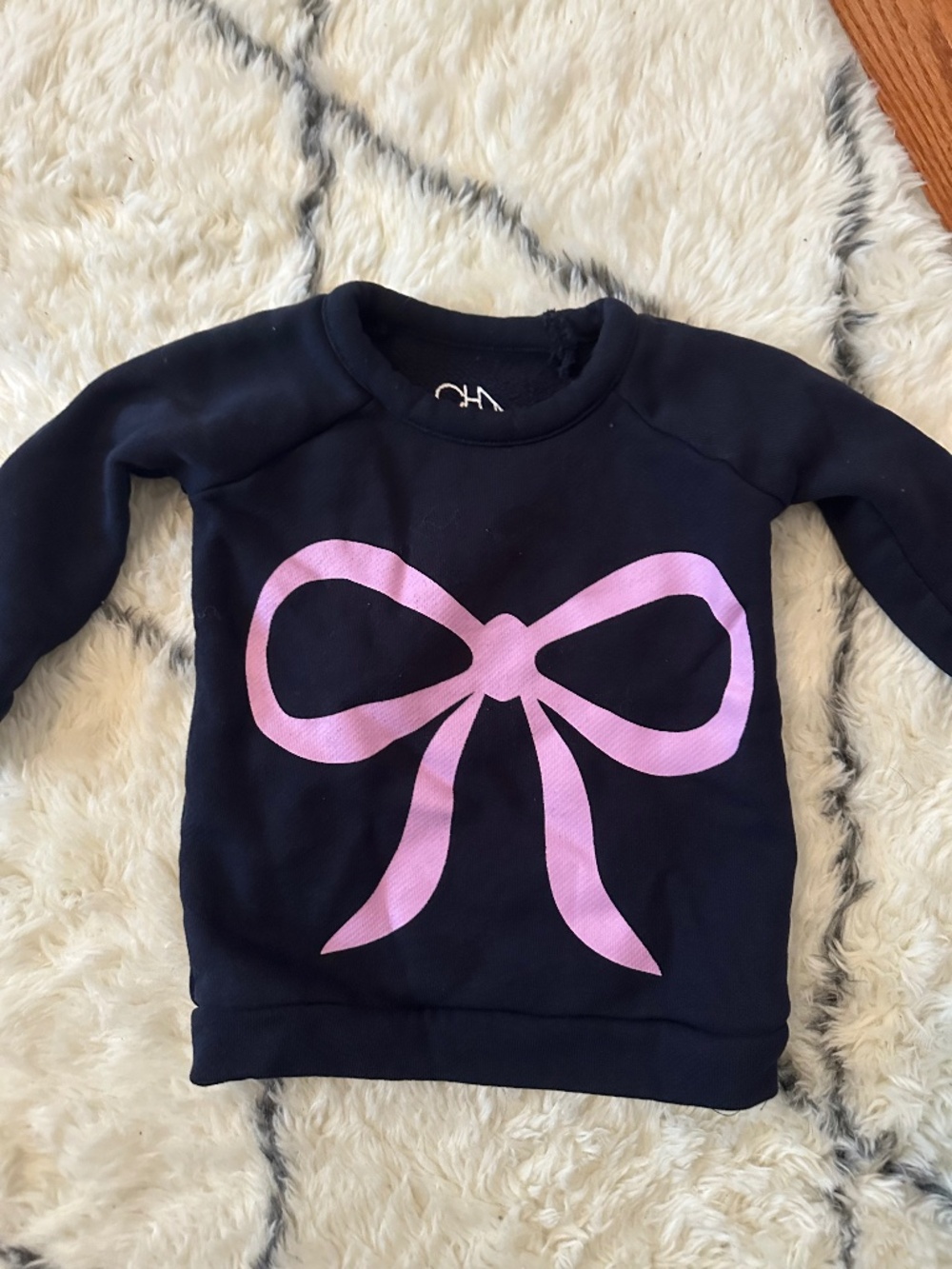 Chaser Bow Sweatshirt 2T